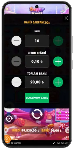 Bahis Miktarını Seçin